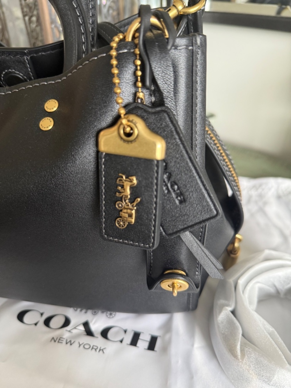 Coach Rogue Bag 31 - Black - Picture 7 of 17